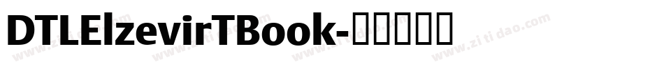 DTLElzevirTBook字体转换