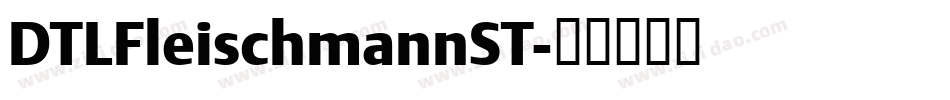 DTLFleischmannST字体转换