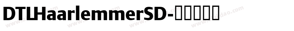 DTLHaarlemmerSD字体转换