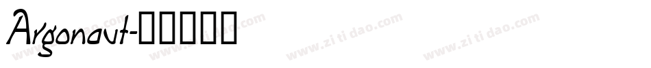 Argonaut字体转换
