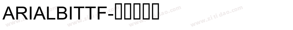 ARIALBITTF字体转换