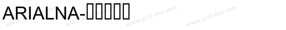 ARIALNA字体转换