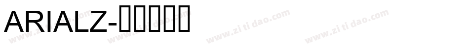 ARIALZ字体转换