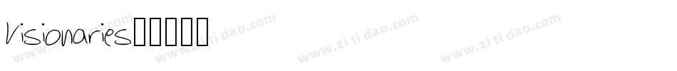 Visionaries字体转换