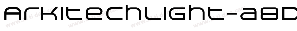 ArkitechLight-a8dE字体转换