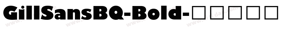 GillSansBQ-Bold字体转换