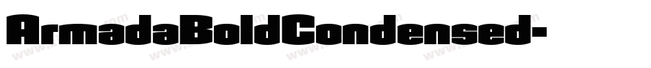 ArmadaBoldCondensed字体转换