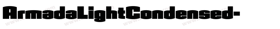 ArmadaLightCondensed字体转换