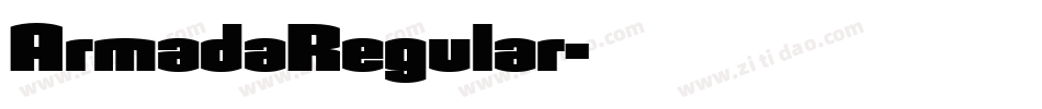 ArmadaRegular字体转换
