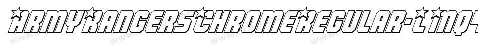 ArmyRangersChromeRegular-LMq4字体转换