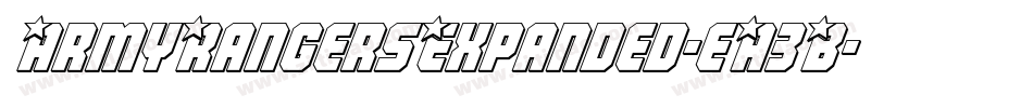 ArmyRangersExpanded-eA3B字体转换