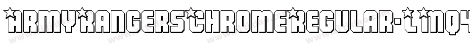 ArmyRangersChromeRegular-LMq4字体转换