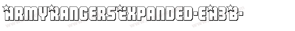 ArmyRangersExpanded-eA3B字体转换