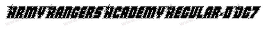 ArmyRangersAcademyRegular-dDg7字体转换