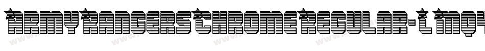 ArmyRangersChromeRegular-LMq4字体转换