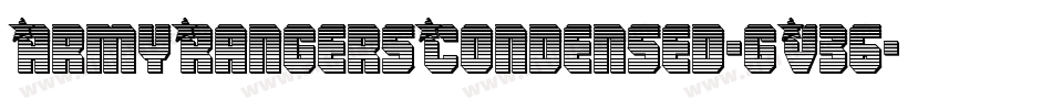 ArmyRangersCondensed-gV36字体转换