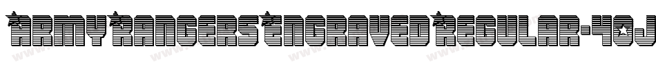 ArmyRangersEngravedRegular-40jD字体转换
