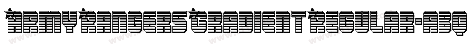 ArmyRangersGradientRegular-a3q9字体转换