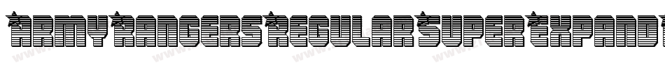 ArmyRangersRegularSuperExpandItal-qrA0字体转换