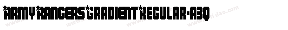 ArmyRangersGradientRegular-a3q9字体转换