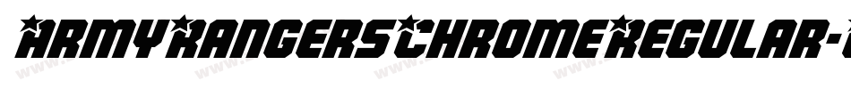 ArmyRangersChromeRegular-LMq4字体转换