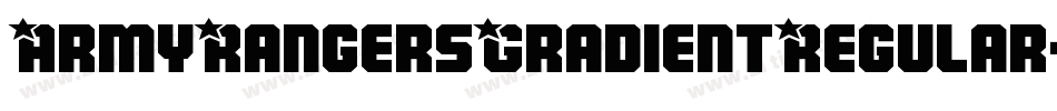 ArmyRangersGradientRegular-a3q9字体转换