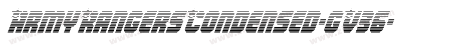 ArmyRangersCondensed-gV36字体转换