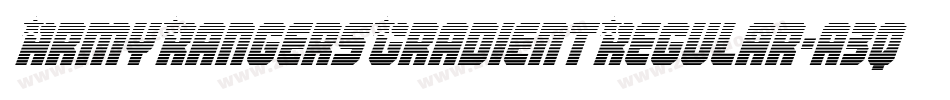ArmyRangersGradientRegular-a3q9字体转换