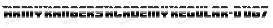 ArmyRangersAcademyRegular-dDg7字体转换