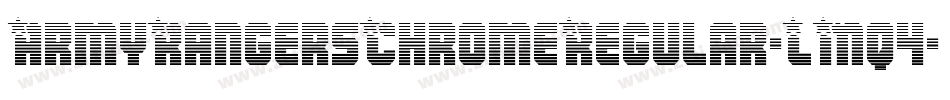ArmyRangersChromeRegular-LMq4字体转换