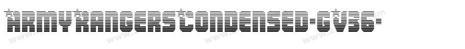 ArmyRangersCondensed-gV36字体转换