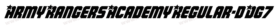 ArmyRangersAcademyRegular-dDg7字体转换