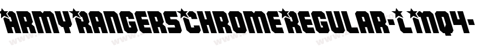 ArmyRangersChromeRegular-LMq4字体转换