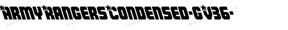 ArmyRangersCondensed-gV36字体转换