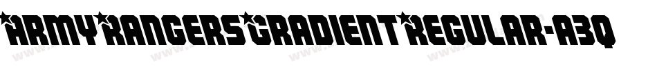 ArmyRangersGradientRegular-a3q9字体转换