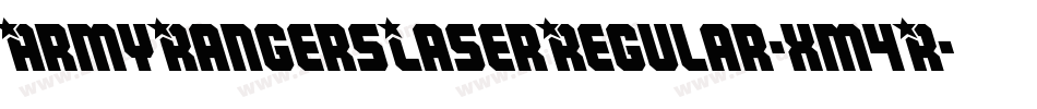 ArmyRangersLaserRegular-xm4R字体转换