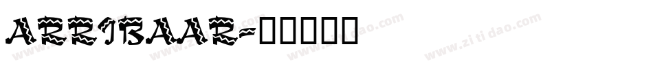 ARRIBAAR字体转换