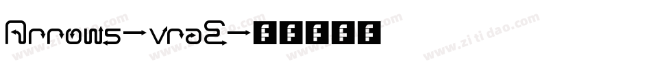Arrows-vraE字体转换
