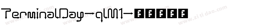 TerminalDay-qlM1字体转换