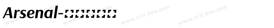 Arsenal字体转换