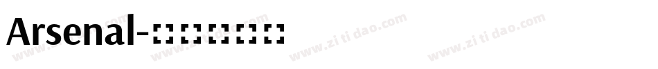 Arsenal字体转换