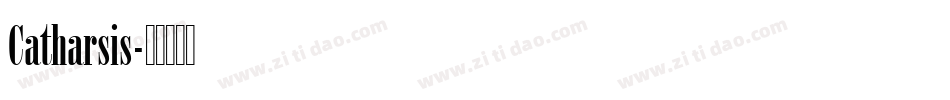 Catharsis字体转换