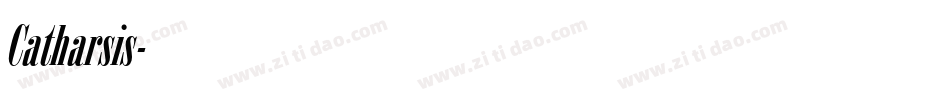 Catharsis字体转换
