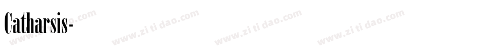 Catharsis字体转换