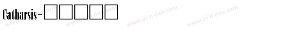 Catharsis字体转换