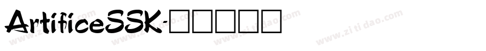 ArtificeSSK字体转换