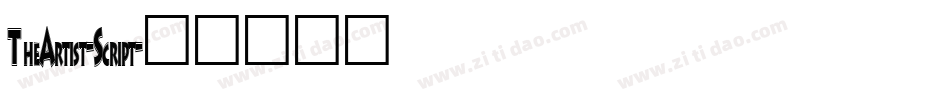 TheArtist-Script字体转换