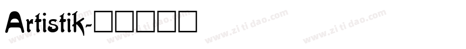 Artistik字体转换