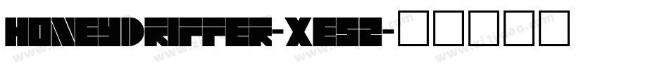 Honeydripper-XE52字体转换