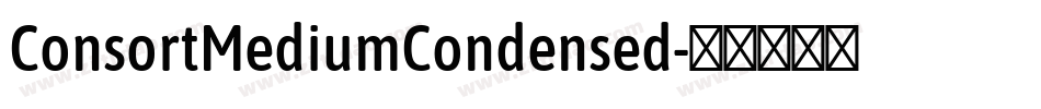 ConsortMediumCondensed字体转换